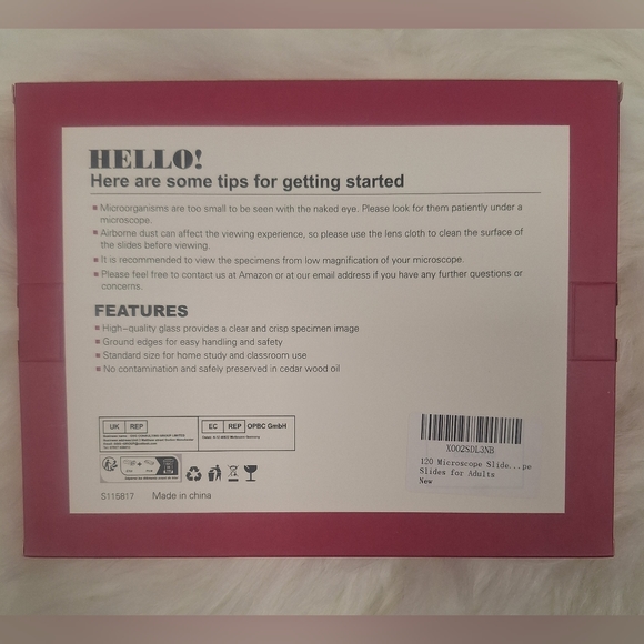 120pc MICROSCOPE Slide set with Specimens-  New in package - Picture 5 of 6